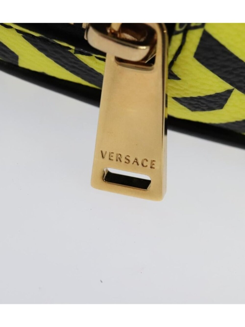 VERSACE Pouch PVC Yellow Gold - Picture 7 of 16
